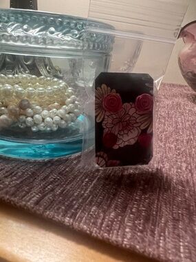 Two Sets Hand Crafted Rose Stud Earrings